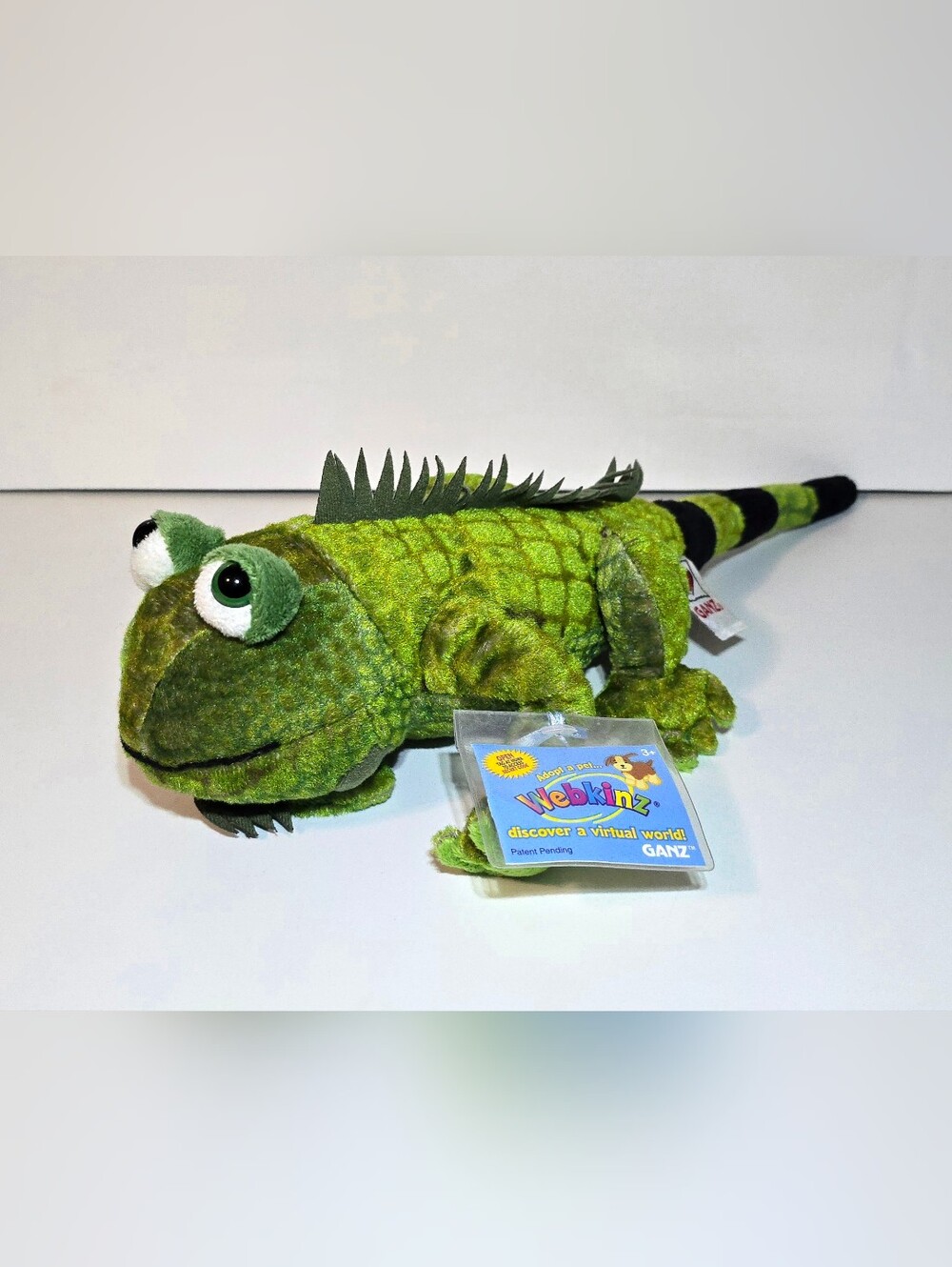 Ganz Webkinz Iguana Plush W/ Sealed Code Stuffed Animal Toy HM340